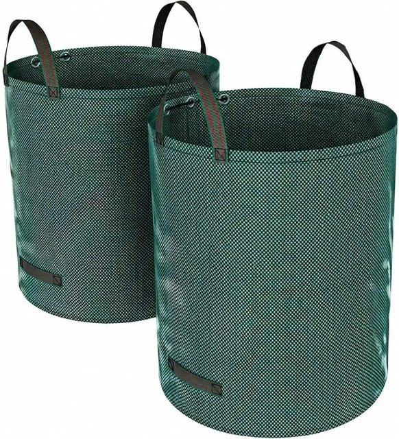 TTL GARDEN Gartensack 2er Set, Grün, 272 l, reißfeste Abfallsäcke für Laub und Gras - Bild 1