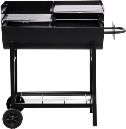 Tepro Holzkohlegrill Detroit mit lackierter Stahlfeuerwanne und verchromten Grillrosten