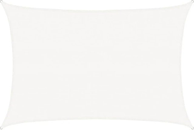 Furnicato Sonnensegel aus HDPE in Weiß, Rechteckig, B x T: 3,5 x 4,5 m - Bild 1