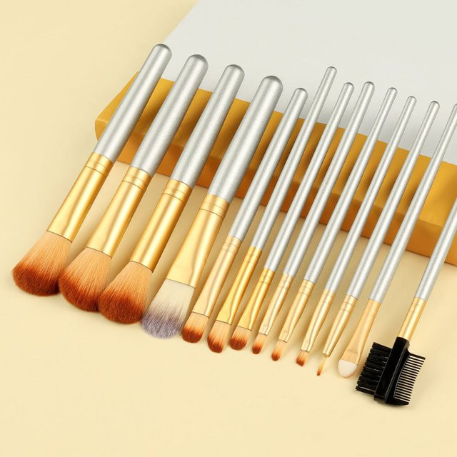 RUNTOIN Make-up Pinsel Set, 13 Stück, Damen - Bild 1