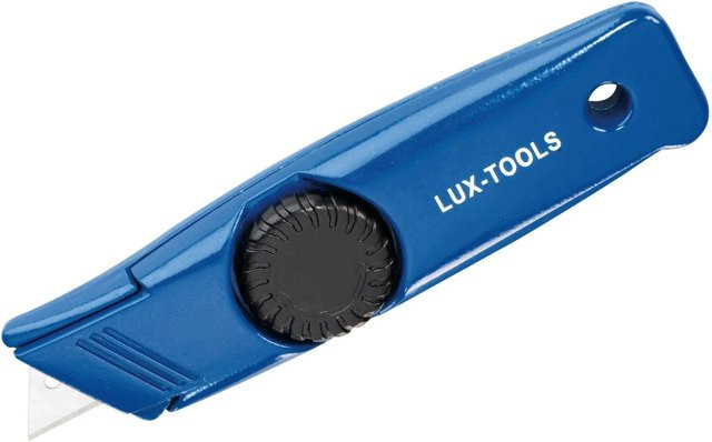 LUX-TOOLS Universalmesser Classic mit 18mm Snap-Off Klinge in Blau - Bild 1