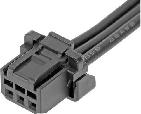 Molex 219652-1030 Bulk Stecker in Schwarz - Bild 1
