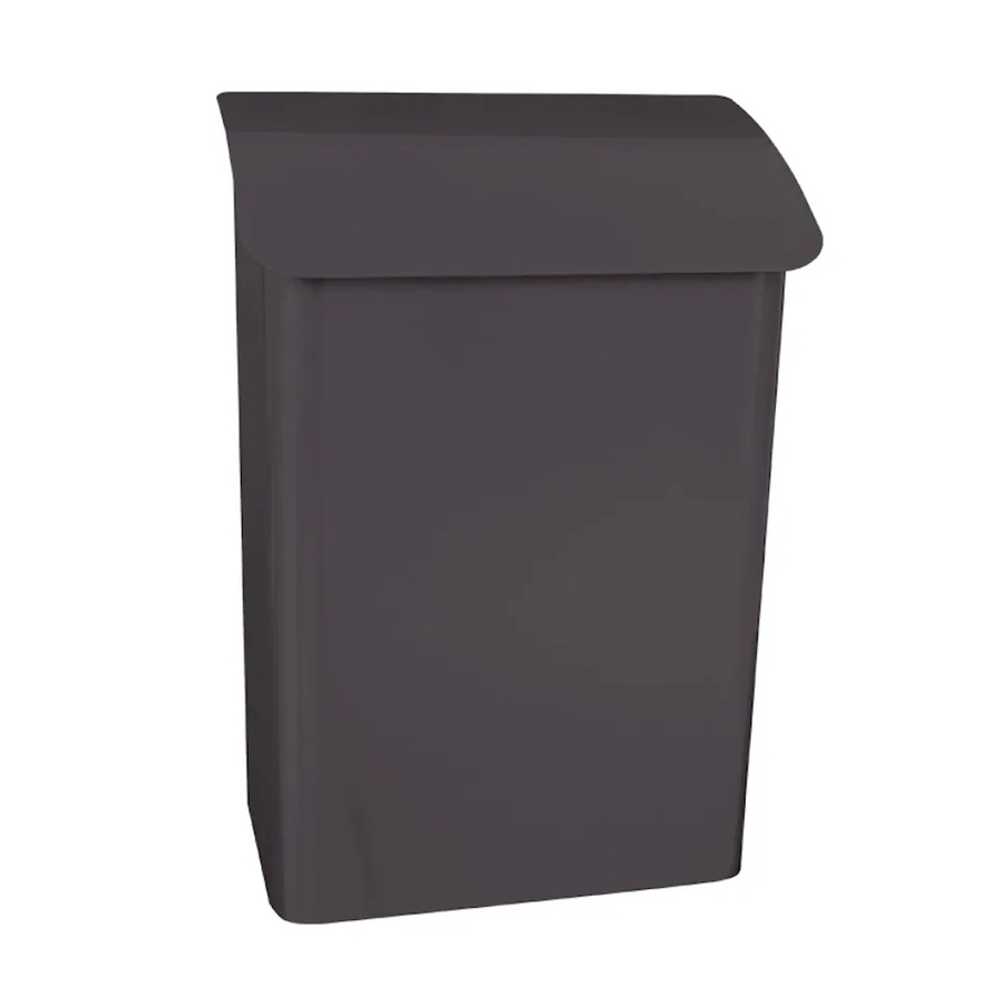 PROREGAL Wandbriefkasten Lugon aus verzinktem Stahl mit Namensschild in Anthrazit, H x B x T: 42,4 x 29,1 x 17 cm - Bild 2