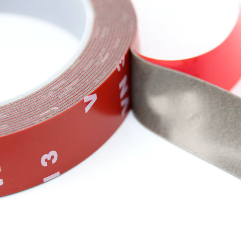 3M doppelseitiges Acryl-Schaumklebeband, permanent, rot, Länge: 3 m, Breite: 5 mm, Dicke: 3 mm bis 60 mm - Bild 3