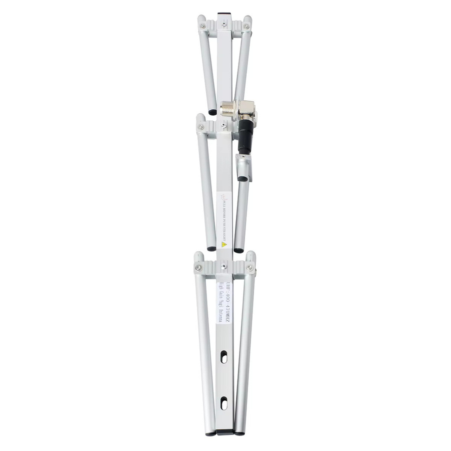 HYS UHF High Gain faltbare Yagi-Antenne 400–470 MHz in Silber für Amateurfunk-Repeater und Systemscanner - Bild 2