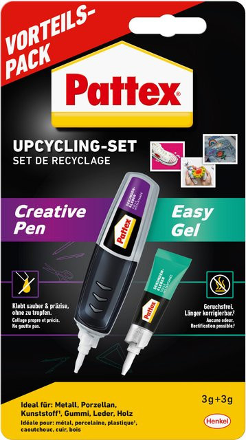 Pattex Sekundenkleber Upcycling Set mit 2,0 g Flüssigkleber - Bild 1