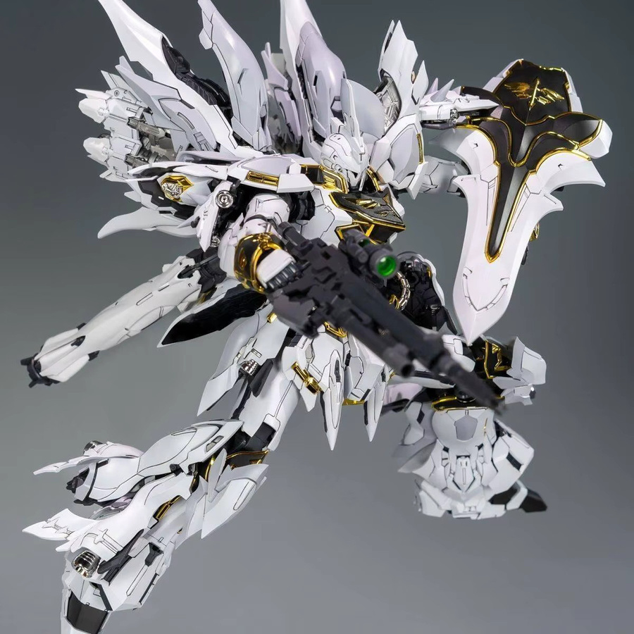 Bandai Gundam Sinanju MSN-06s, Montagemodellbausatz, 1/100, Weiß - Bild 2