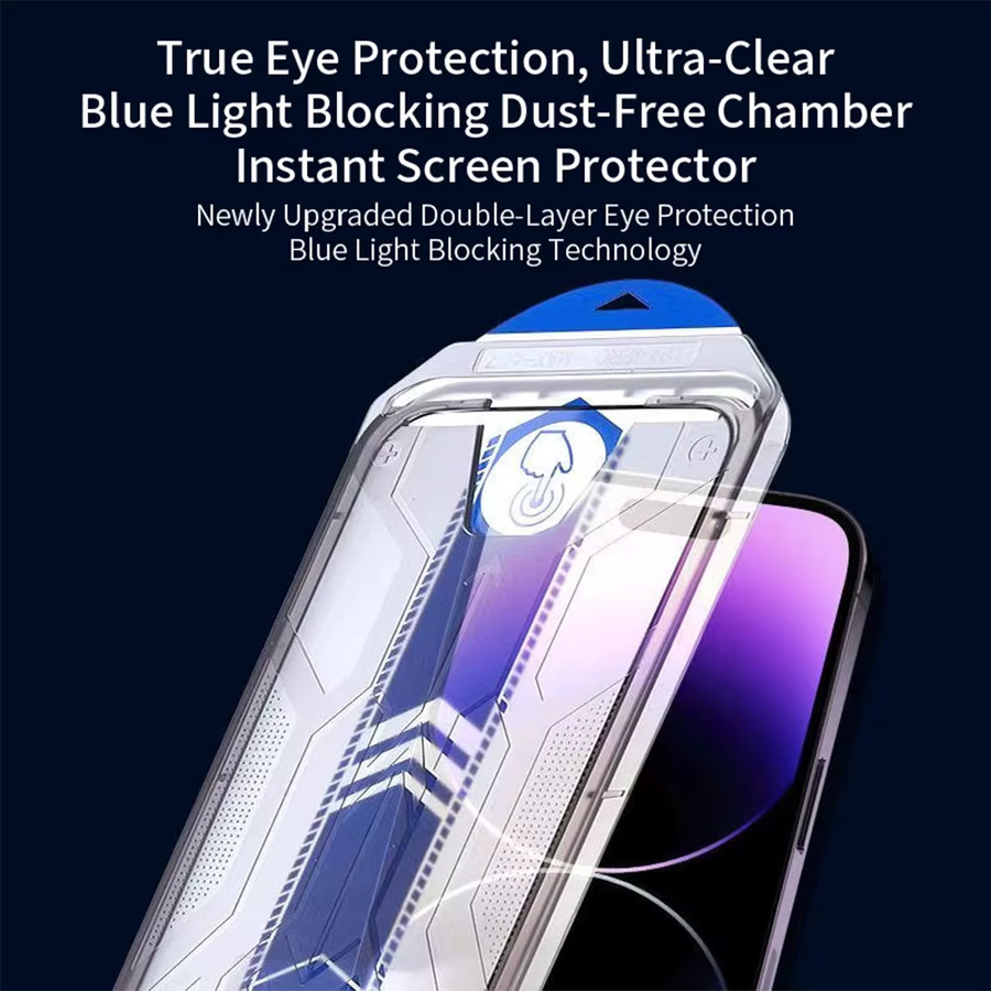 DO AS YOU WISH Displayschutzfolie aus gehärtetem Glas für iPhone 17 16 15 14 13 12 11 Pro Max XS Max XR Air X transparent - Bild 5