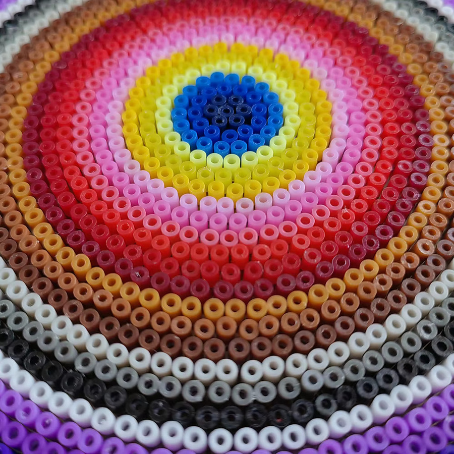 LXSWY Sicherungsperlen, 3D-Pixel-Puzzle, 2000 Stück, Bunt / Mehrfarbig - Bild 2