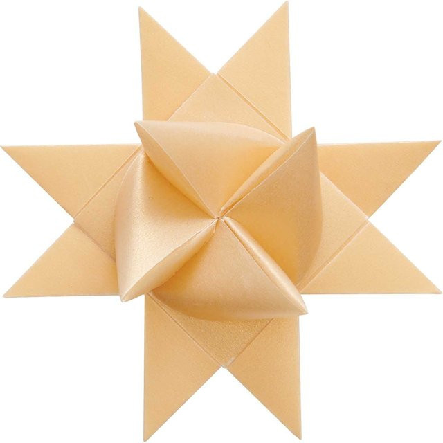 Rico Design Paper Poetry Fröbelstreifen Transparentpapier in Gold, 40 Stück, B: 120 cm, H: 40 cm, T: 40 cm - Bild 1