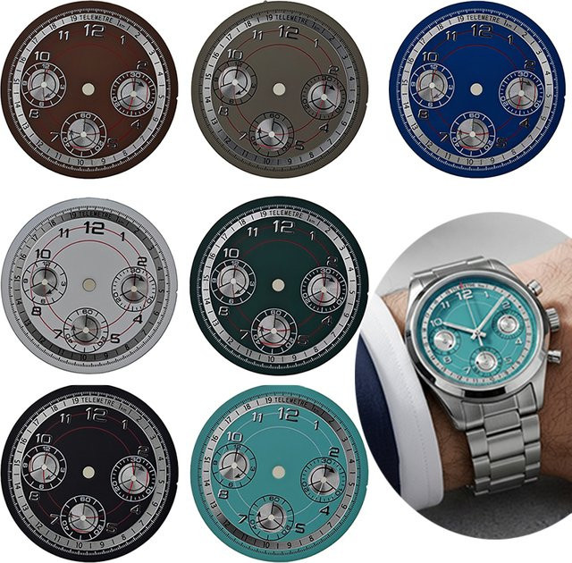 Zifferblatt CHIICSMART, 29,5 mm, Edelstahl, Dark Grey, Unisex - Bild 1