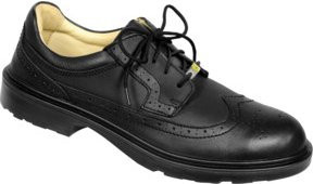 Sicherheitshalbschuh Elten Officer ESD S2 aus Rindleder in Schwarz Größe 46 - Bild 3