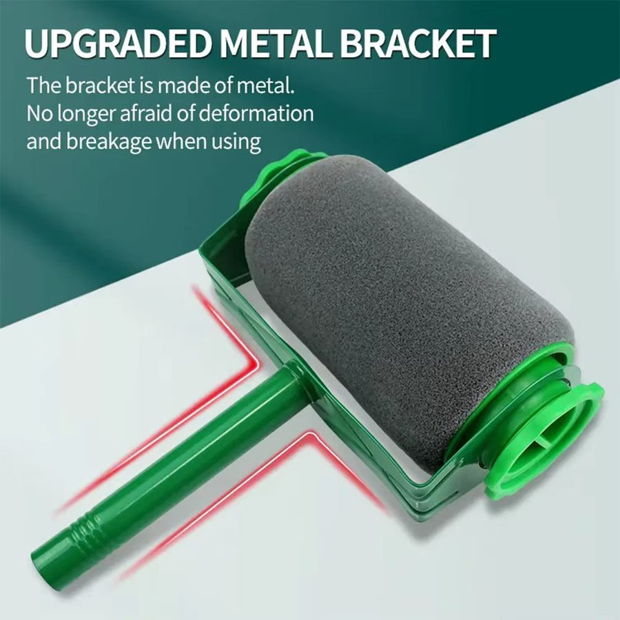 TEMPS DETIR 7-in-1 Multifunktions-Farbrollerpinsel-Set mit 1000 ml Farbmessbecher und 1 m anschließbarem Stab für DIY-Malarbeiten - Bild 3