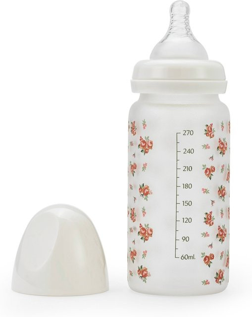 Elodie Babyflasche aus Glas mit breitem Flaschenhals in Autumn Rose, 250 ml - Bild 1