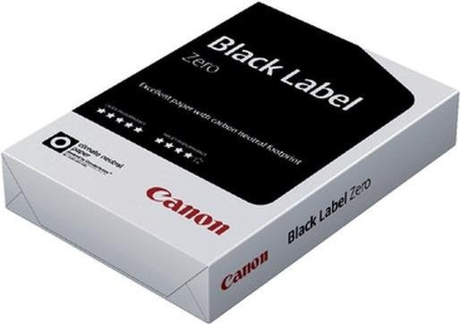 Canon Black Label Zero FSC Kopierpapier A4, 500 Blatt pro Packung, 5er Pack, Weiß, Matt - Bild 1