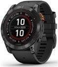 Garmin Fenix 7X Pro Solar Edition Sportuhr in Slate Gray mit Silikonband, 51 mm Gehäuse, 3,556 cm Display, 32GB Speicher, Bluetooth, Wi-Fi und GPS - Bild 1