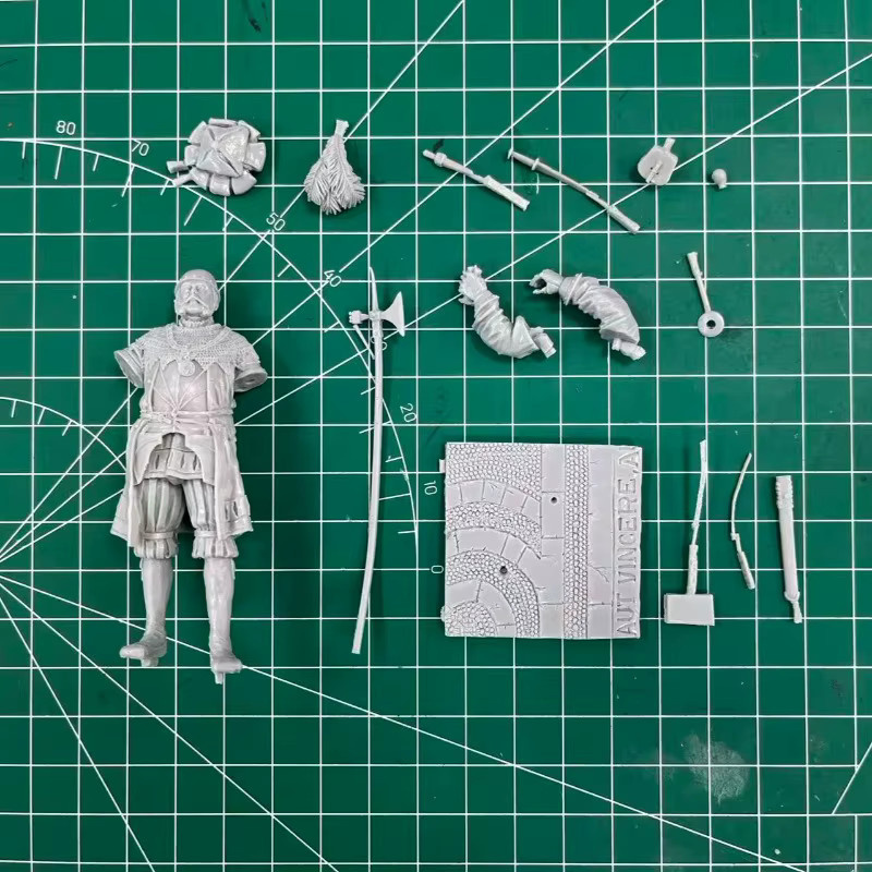 LISM Kapitän Landsknecht, Druckguss-Harzfigur, Maßstab 1:24, unmontiert und unbemalt - Bild 3