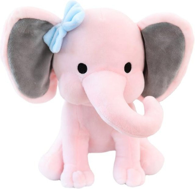 Bai Fen Bai Toys Stitch Elefant Plüschtier rosa - Bild 1