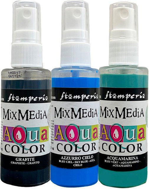 Stamperia Aquacolor Art of Travelling 3er-Set - Bild 1