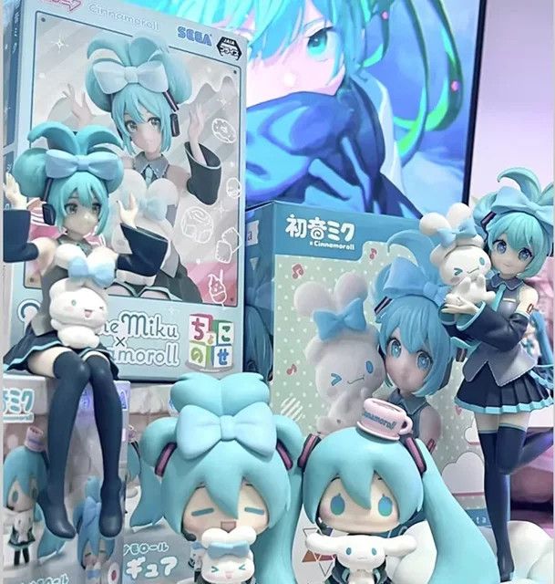 Bandai Hatsune Miku Anime Figur Cinnamoroll Piapro Charaktere Multicolor - Bild 1