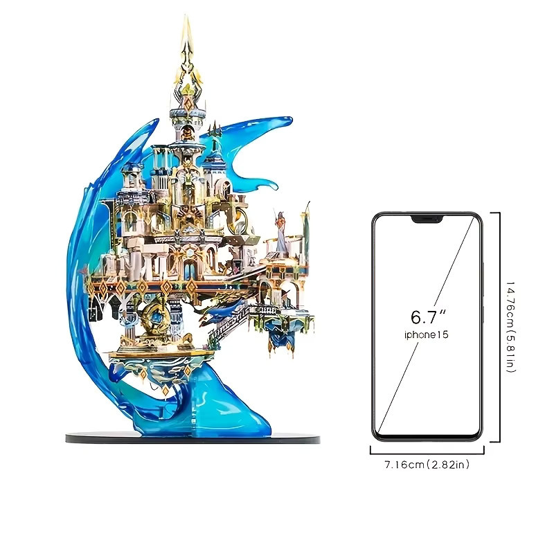 MU Atlantis 3D-Metallpuzzle, Fantasy, Bunt / Mehrfarbig - Bild 2
