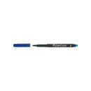 Faber-Castell Multimark Permanent Marker in Blau mit Spezialradierer und feiner Spitze - Bild 2