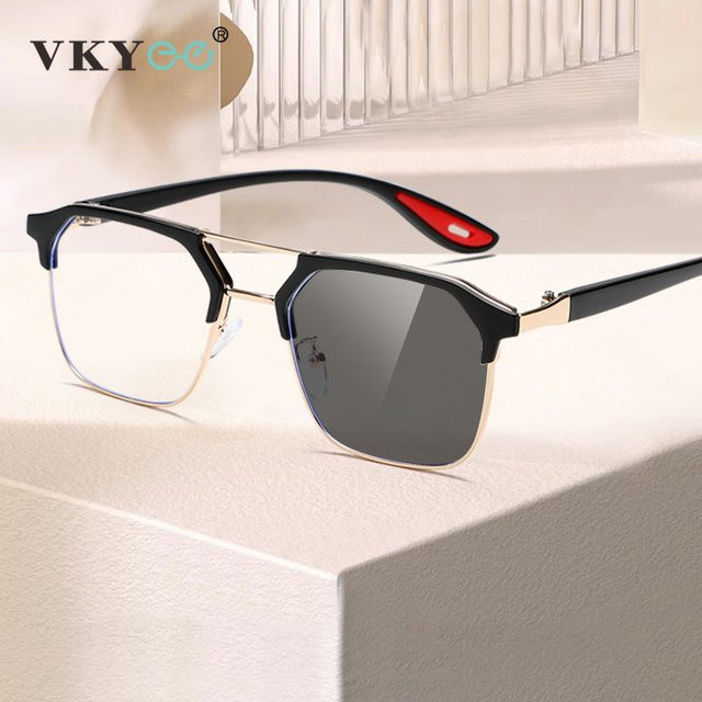 VKYEE Lesebrille, Herren, Anti-Blaulicht, square, photochrome - Bild 1