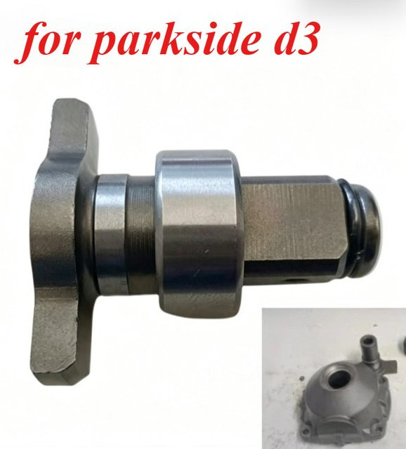 Parkside Spindel Amboss mit 16 mm Welle und 1/2 Lagerhülsen für Elektroschrauber B3 C3 WU268 278 279 sowie Worx Schmied in Silber - Bild 1