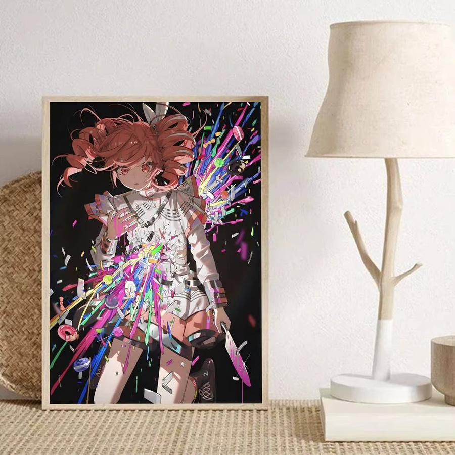 Selbstklebender Anime-Poster Kasane Teto Cartoon Motiv in Mehrfarben als Wandkunst für dein Zuhause - Bild 6