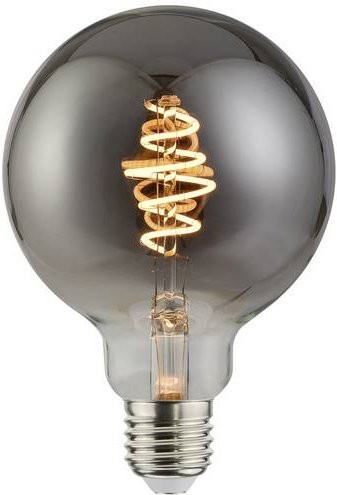 Nordlux LED Globe E27 Leuchtmittel 5W dimmbar Grau Glas Durchmesser: 95 mm, Länge: 140 mm - Bild 1