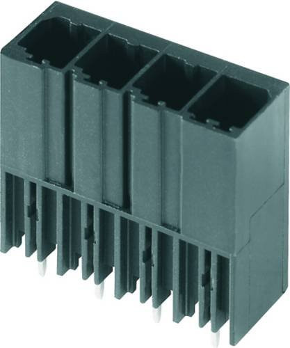 Weidmüller Stiftgehäuse-Platine BU/SU in Schwarz und Grau mit 4 Rastermaß 7.62 mm, 60 Stück - Bild 1