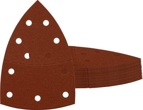 Einhell 496200 Schleifpapier für Multischleifer, Körnung 60, 50 Stück, für Holz und Metall, B/T/H: 16 x 7 x 11 cm - Bild 1