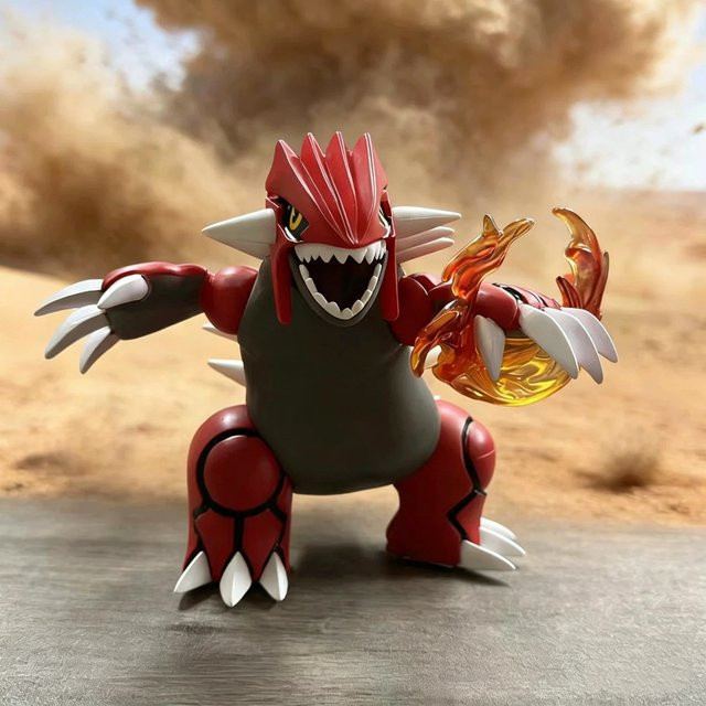 TAKARA TOMY Pokémon Groudon Actionfigur, 13 cm - Bild 1
