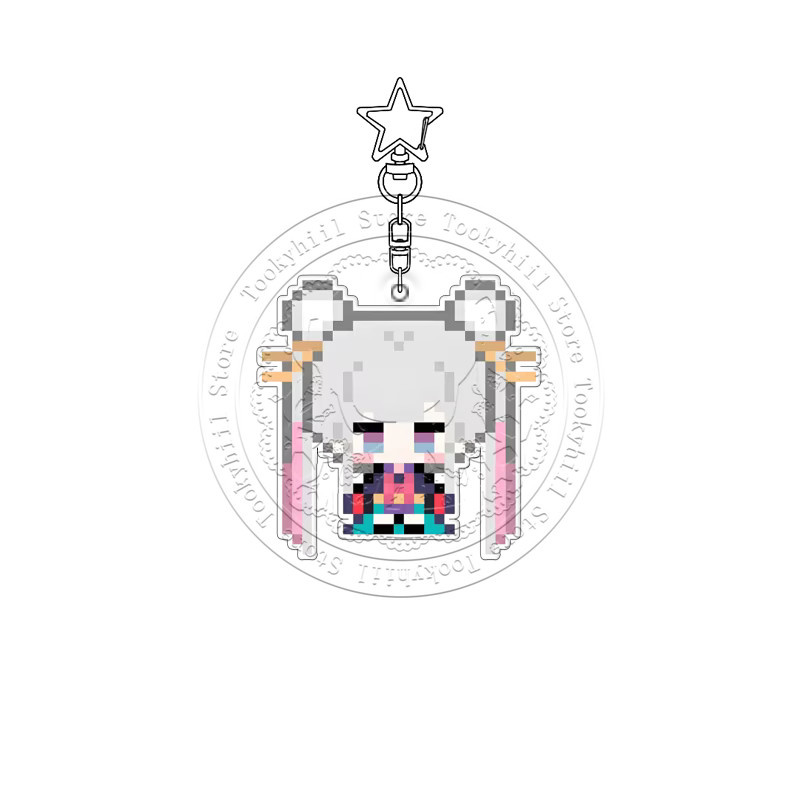 Keeppley Schlüsselanhänger Cosmic Princess Kaguya Pixel Acryl, Kinder - Bild 2