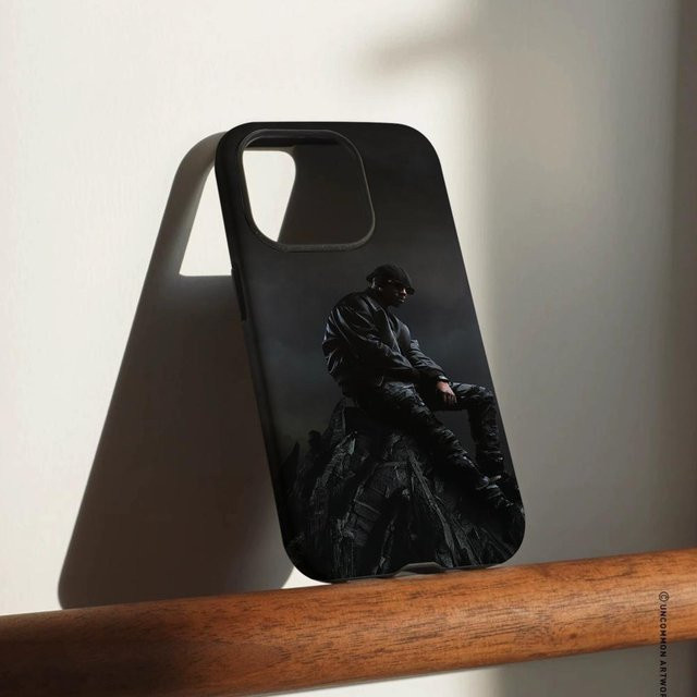 W-Werenoi Diamant Noir Handyhülle für iPhone 17 16 15 14 13 12 Pro Max Plus in Schwarz und Weiß mit glänzender HD-Doppelschicht-Flüssighartschale - Bild 1