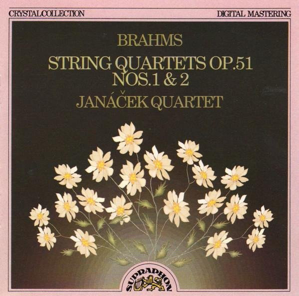 Janáček Quartett - Brahms: Janáček Quartett CD von Supraphon, Klassik, 1988, beige - Bild 1