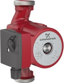 Grundfos Umwälzpumpe Serie 100 UPS 25-40 N, 230 V, G 1 1/2, Farbe: Rot - Bild 1