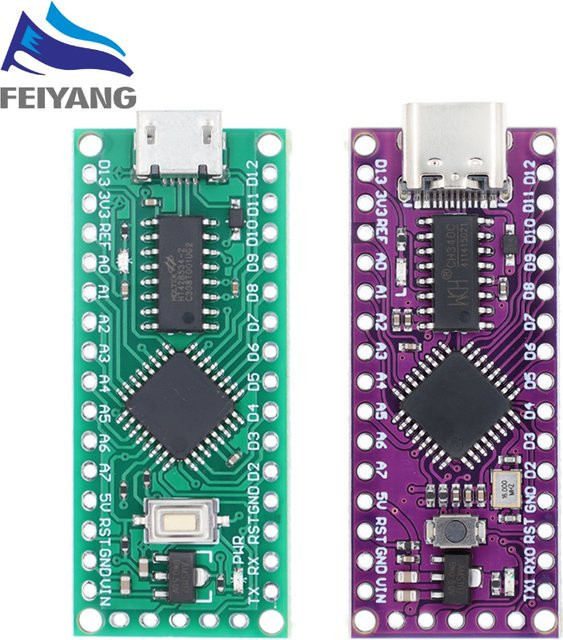 SAMIROB LGT8F328P-LQFP32 MiniEVB Entwicklungsboard mit USB-C und Micro USB kompatibel mit ATMEGA328 Nano V3.0 und Arduino - Bild 1