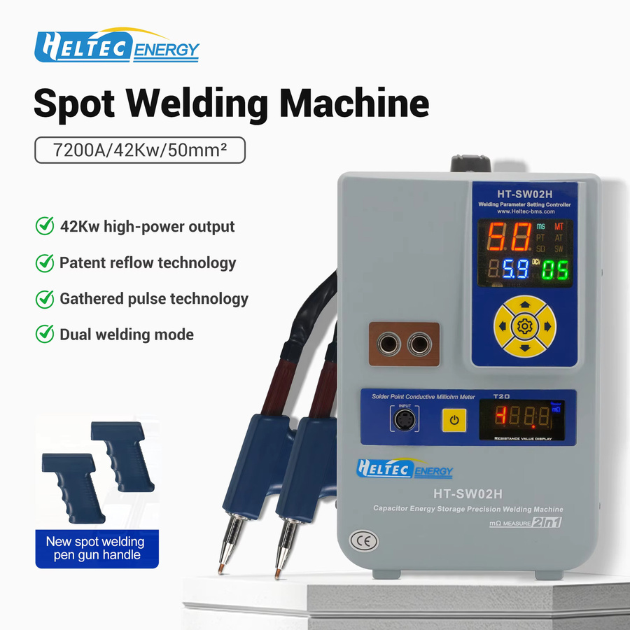 XPGTool Punktschweißgerät 7000A 42kW Impuls-Batterieschweißmaschine für 18650 Lithium-Batteriepacks, Aluminium und Nickel, Grau - Bild 2