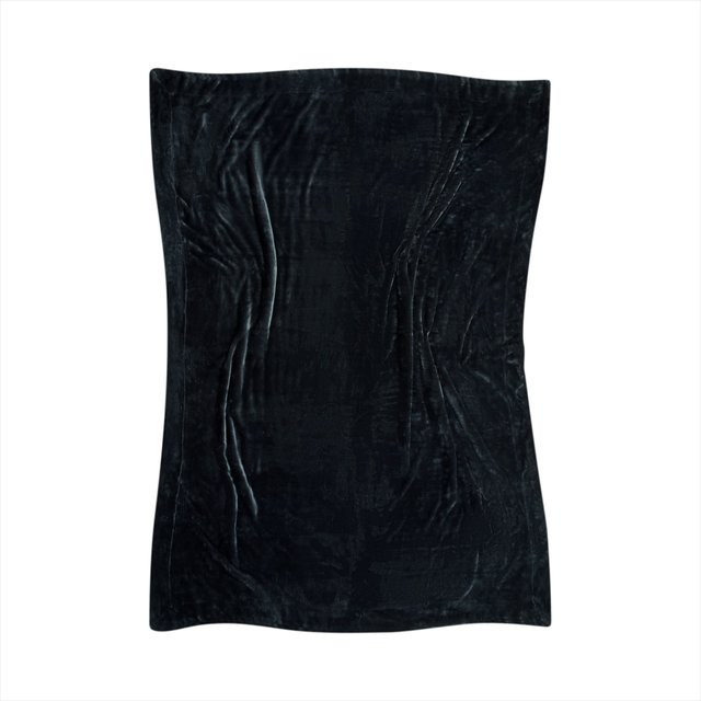 Kuscheldecke Iris in Anthrazit, B/B: 150 x 200 cm, waschbar aus Polyester - Bild 1
