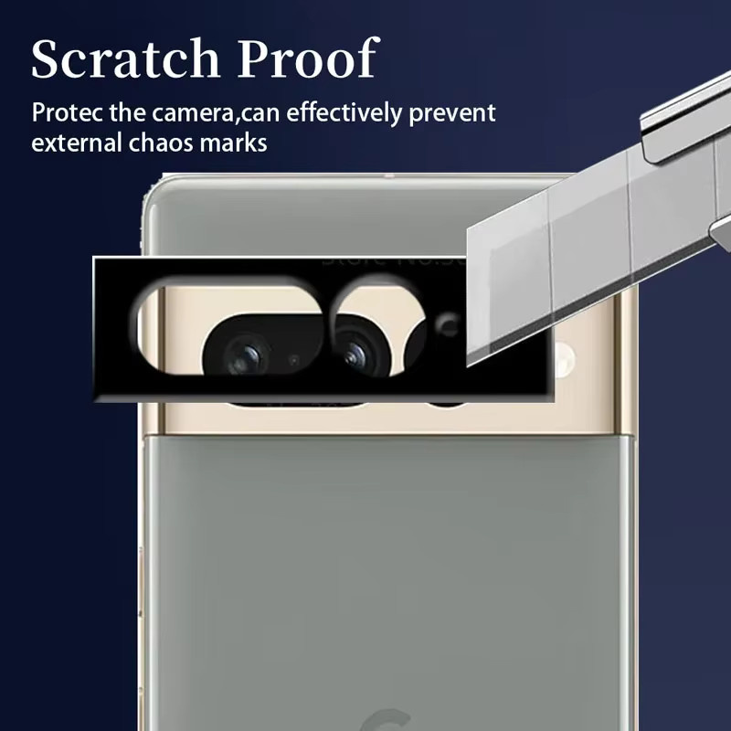 Ultra HD Gehärtetes Glas Kamera Objektiv Schutz für Google Pixel 10 9 8 7 Pro XL in Transparent - Bild 3