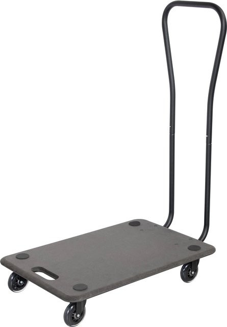 Wagner Transportroller MM1612 aus MDF in Schwarz, B/T/H: 59 x 39 x 11 cm, Tragkraft 250 kg - Bild 1