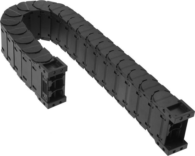 DQ-Industry-N Kabel-Schleppkette Vollgekapselt Serie Zugseile in Schwarz - Bild 1