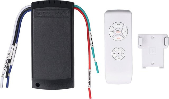 CosyHome Deckenventilatorlampe mit Fernbedienung in Weiß mit 3 Geschwindigkeitsstufen und Timer - Bild 1