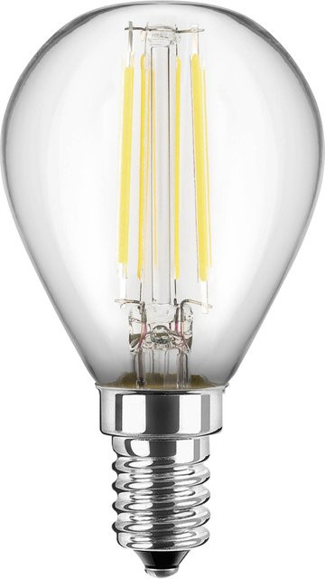 Blulaxa LED-Filamentlampe E14 Kerzenform, dimmbar, warmweiß, transparentes Glas - Bild 1