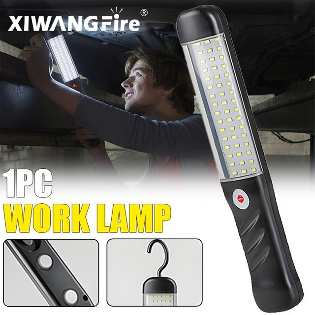 XIWANGFIRE LED Arbeitsleuchte mit Magnetfunktion und COB-Notlicht in Schwarz, USB-aufladbar - Bild 1