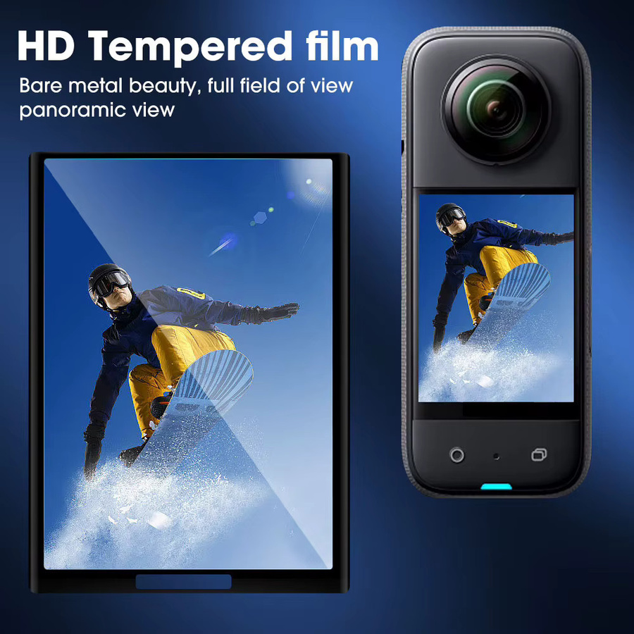 3er-Set transparente PMMA-Schutzfolien für Insta360 X3, X4 und X5 als flexible Anti-Kratz-Abdeckung - Bild 4