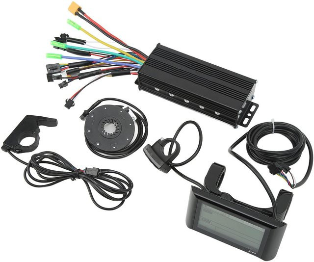 Igeteck Elektrofahrrad Umbausatz mit S900 Display, Tretkraftsensor und Daumengas in Grau - Bild 1