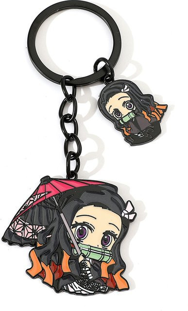 Bandai Schlüsselanhänger, Anime Nezuko, Cartoon-Muster - Bild 1