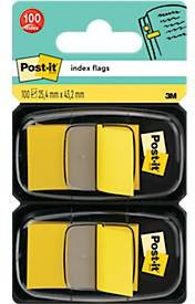 Post-it Index Haftstreifen Standard Gelb, 2 Spender mit je 50 Haftstreifen, Breite: 2,54 cm, Tiefe: 4,32 cm - Bild 1